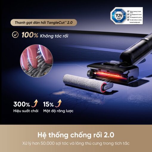 Dreame H15 Pro Foamwash gập nghiêng 180°
