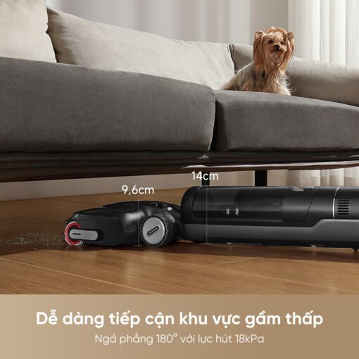 Dreame H12 Flexreach gập nghiêng 180°