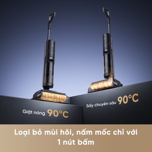 Dreame H12 GT gập nghiêng 180°