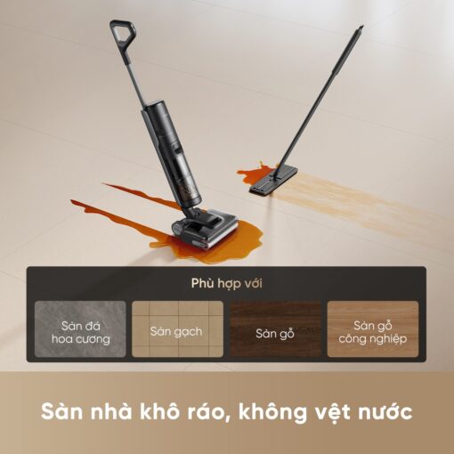 Dreame H12 GT gập nghiêng 180°