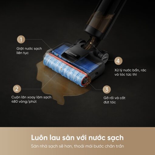 Dreame H13s Flexreach gập nghiêng 180°