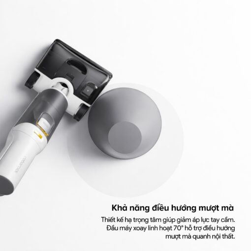Roborock F25 RT Gen 2 gập nghiêng 180°