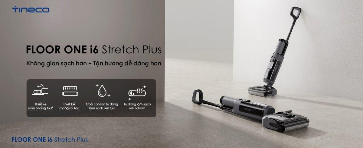 Tineco i6 Stretch Plus gập nghiêng 180°