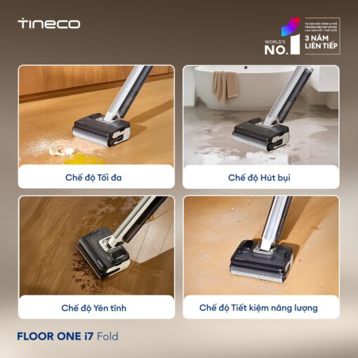 Tineco i7 Fold | Lực hút 22.000 Pa