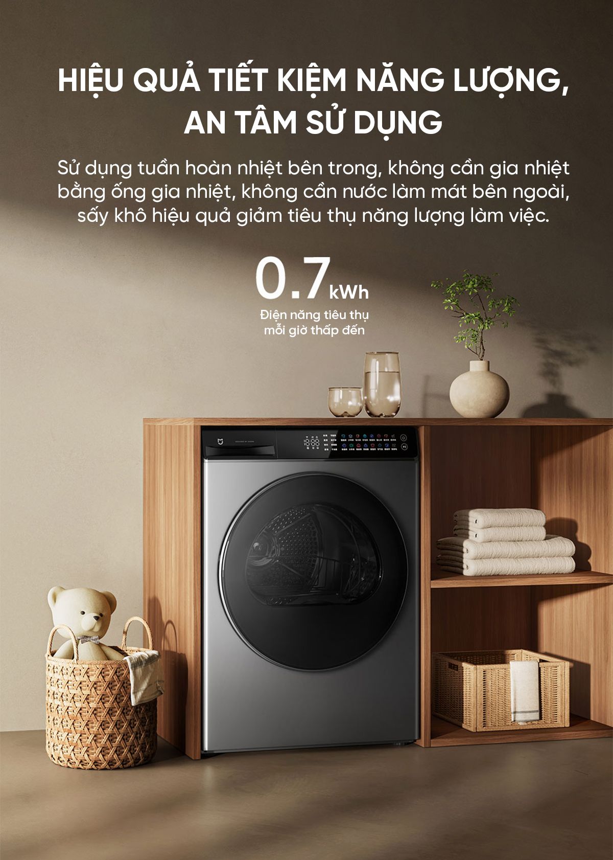 Máy giặt Xiaomi Mijia MJ103 H100MJ103, giặt 10kg, 27 chương trình giặt