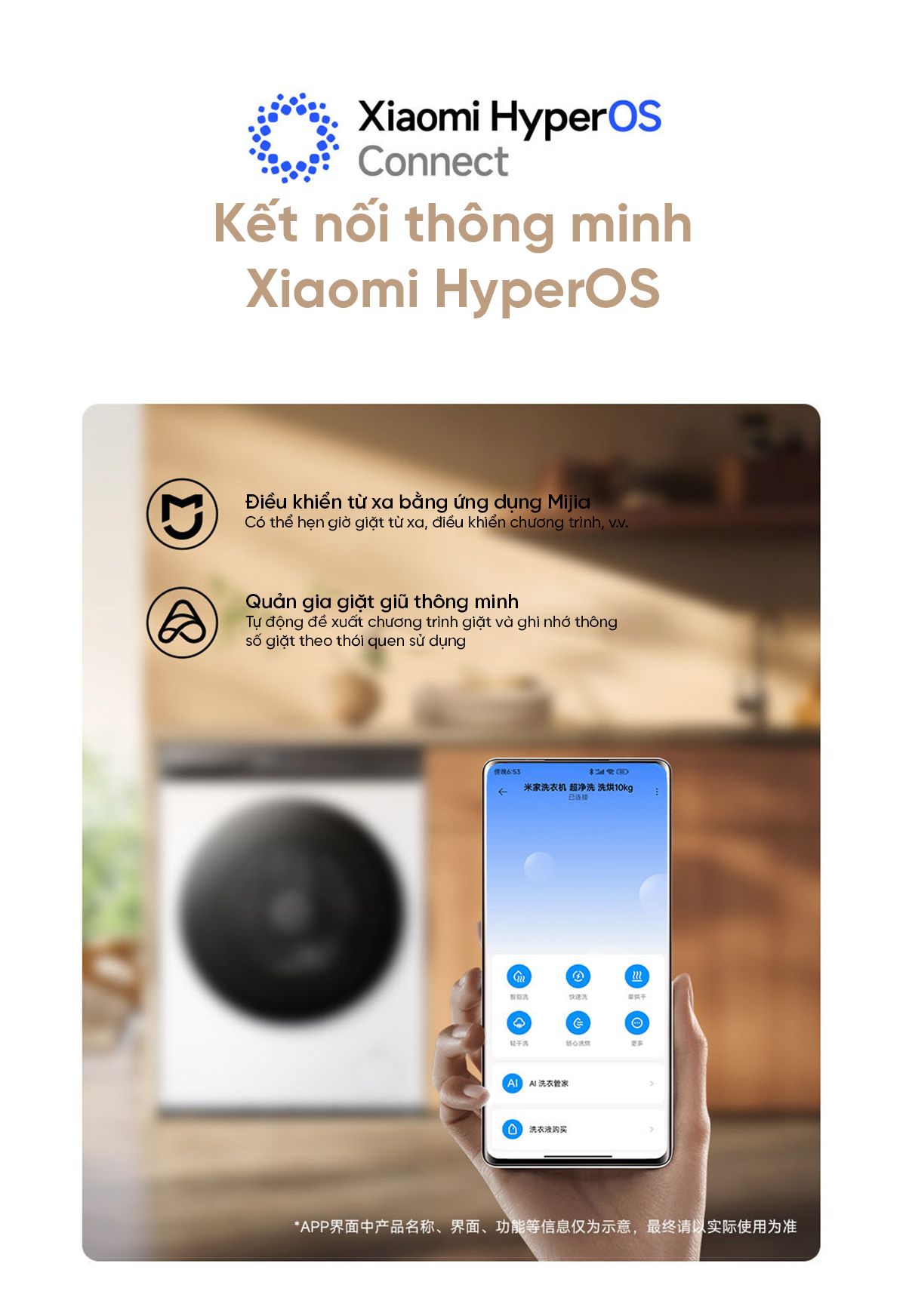Máy giặt sấy Xiaomi Mijia MJ104, giặt 10kg, sấy 7kg