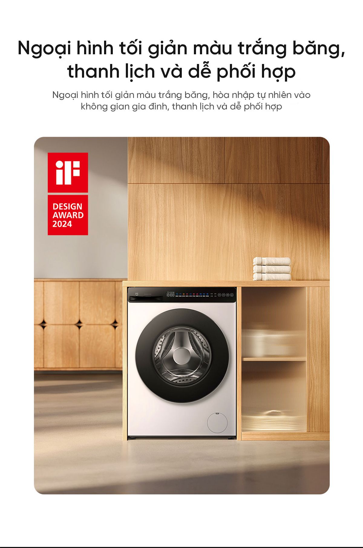 Máy giặt Xiaomi Mijia MJ106, giặt 10kg, siêu mỏng