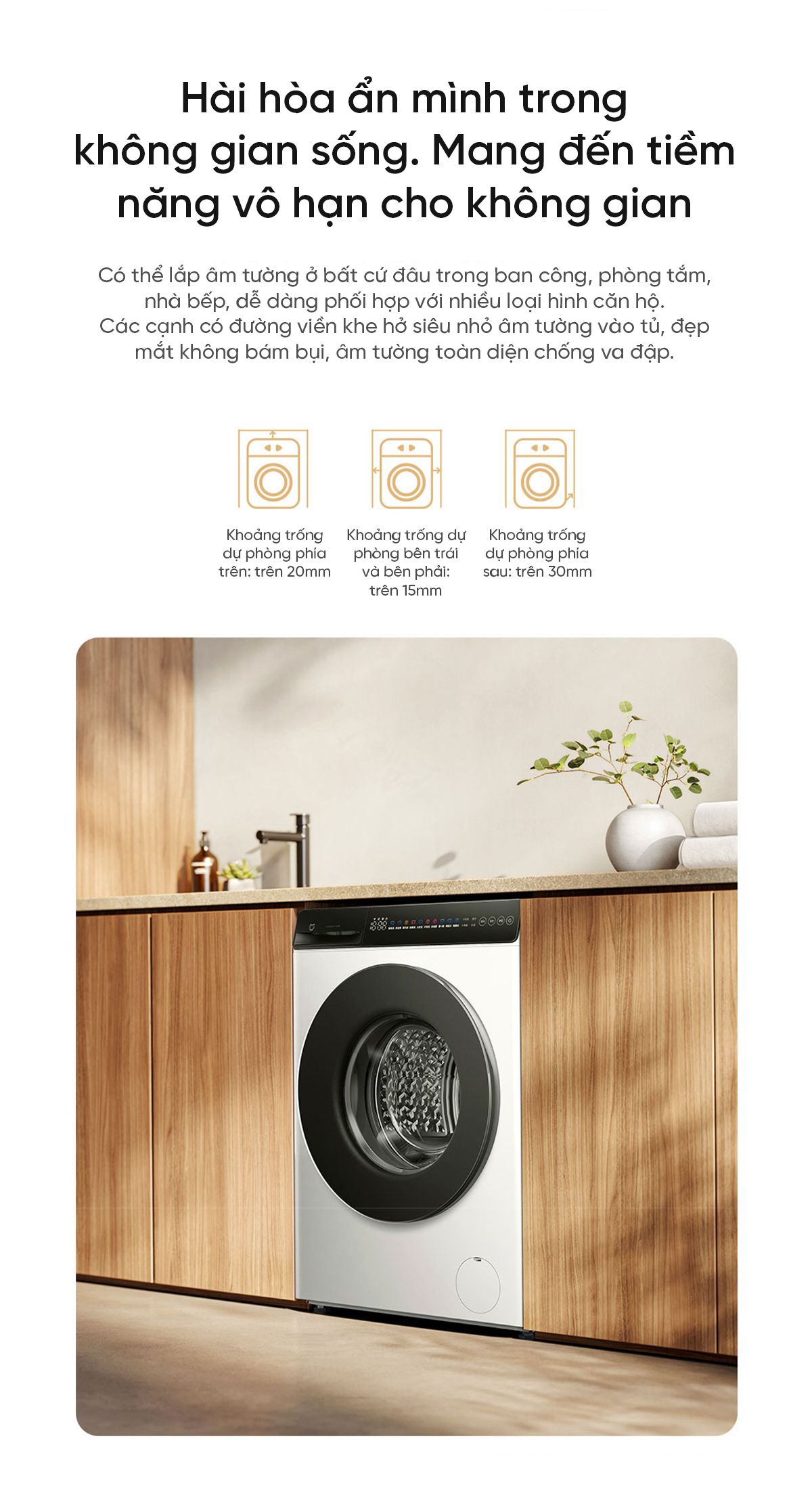 Máy giặt Xiaomi Mijia MJ106, giặt 10kg, siêu mỏng