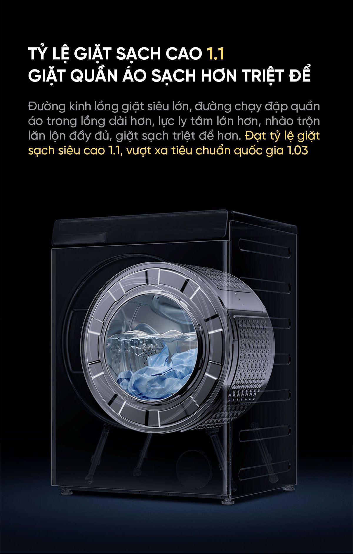 Máy giặt sấy Xiaomi Mijia MJ105 Pro giặt 10kg, sấy 7kg