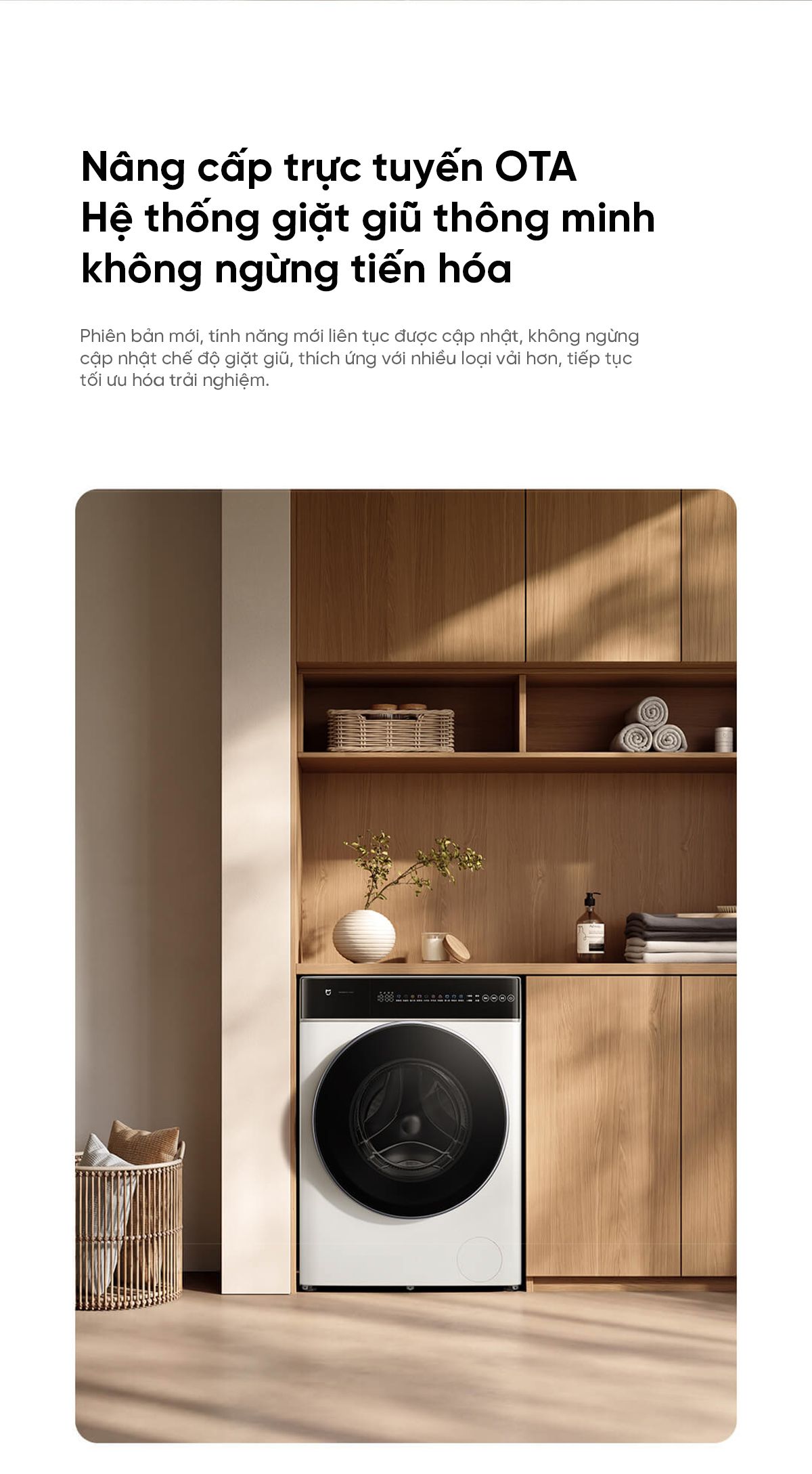 Máy giặt Xiaomi Mijia XQG120MJ301, giặt 12 kg, thiết kế mỏng