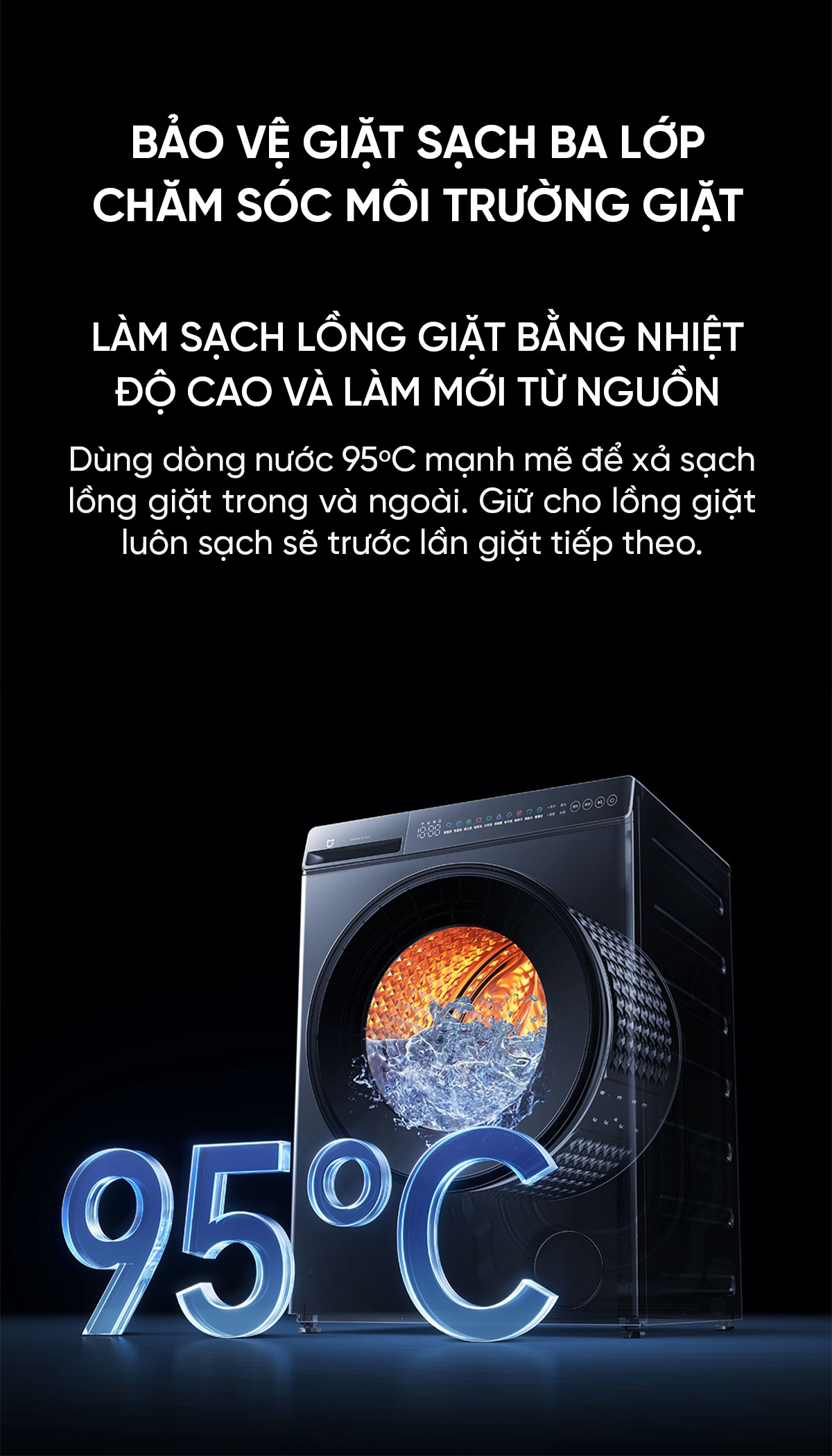 Máy giặt sấy Xiaomi Mijia MJ101, giặt 12kg, sấy 9kg