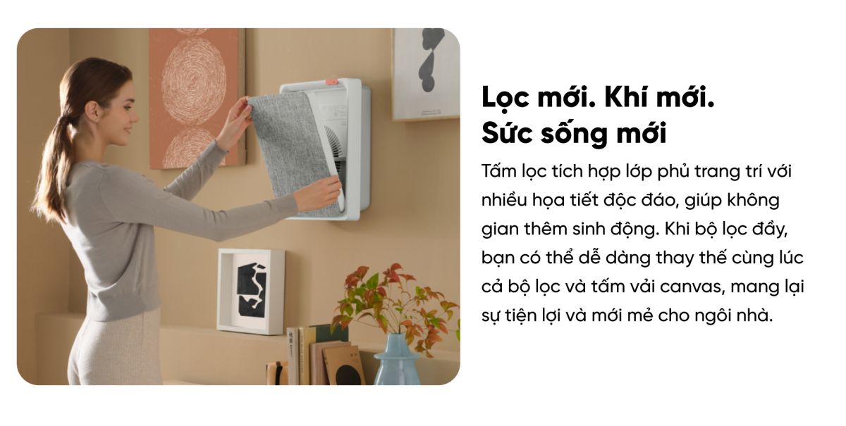 Smartmi E1 máy lọc không khí diện tích 18m²