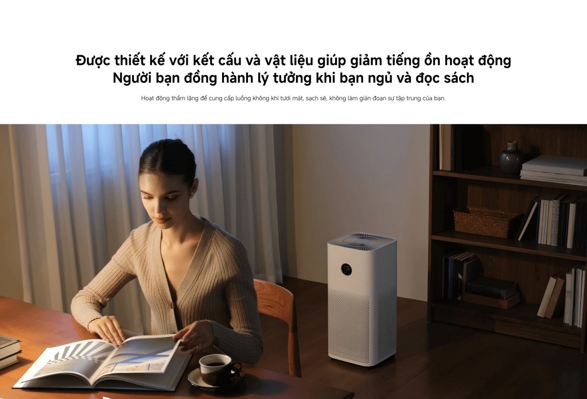Xiaomi Smart Air Purifier 6 máy lọc không khí diện tích 87m²