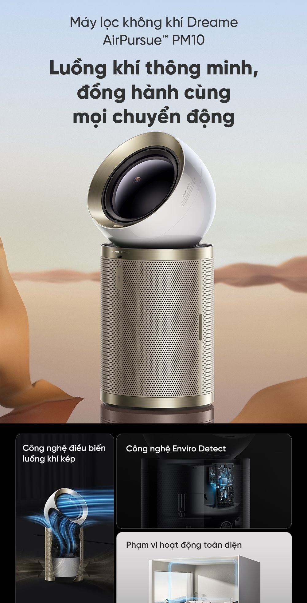 Máy lọc không khí Dreame AirPursue™ PM10