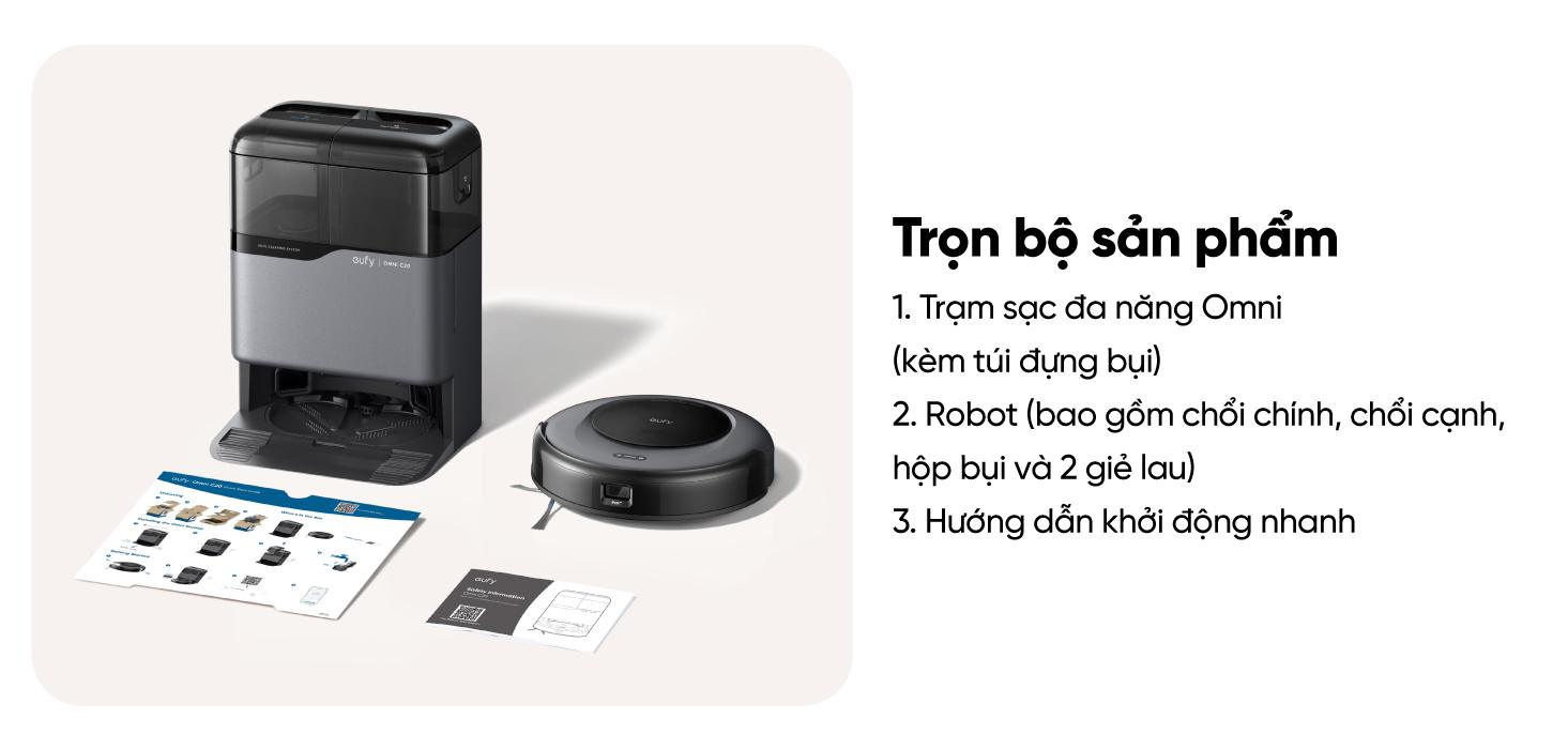 Robot hút bụi Eufy C20 Omni