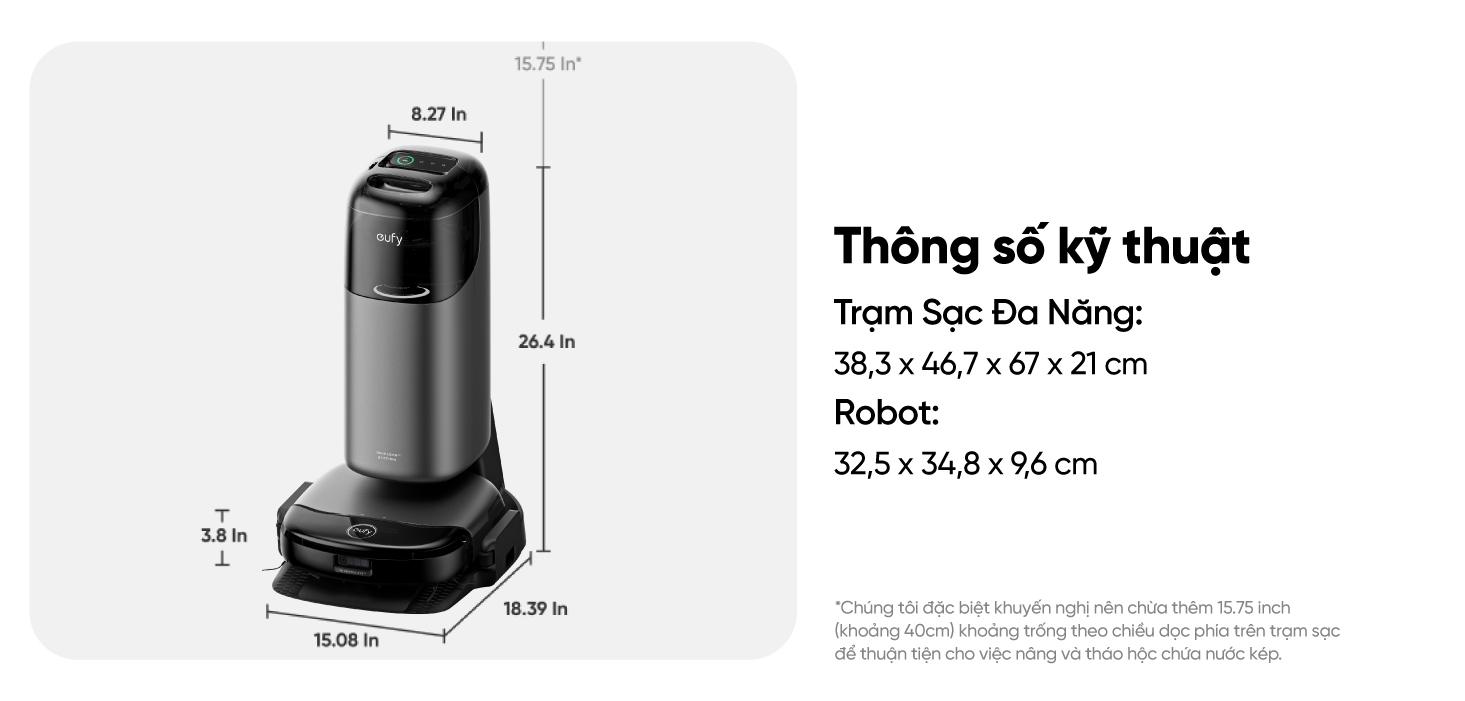Robot hút bụi Eufy S1 Pro Omni