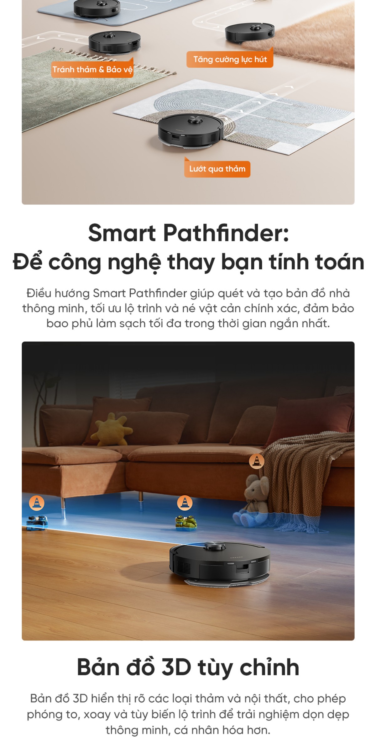 Robot hút bụi Dreame F20
