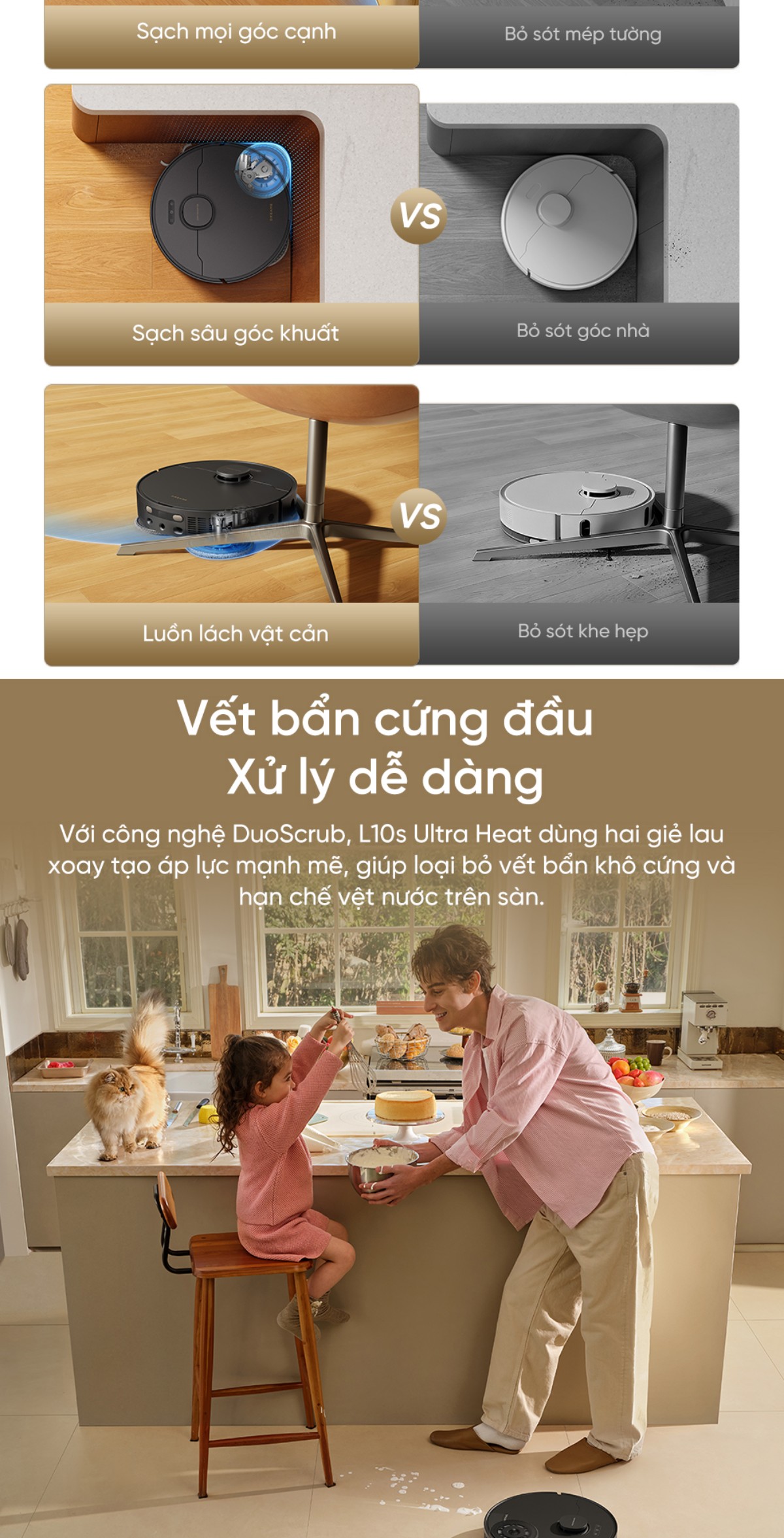 Robot hút bụi Dreame L10s Ultra Heat