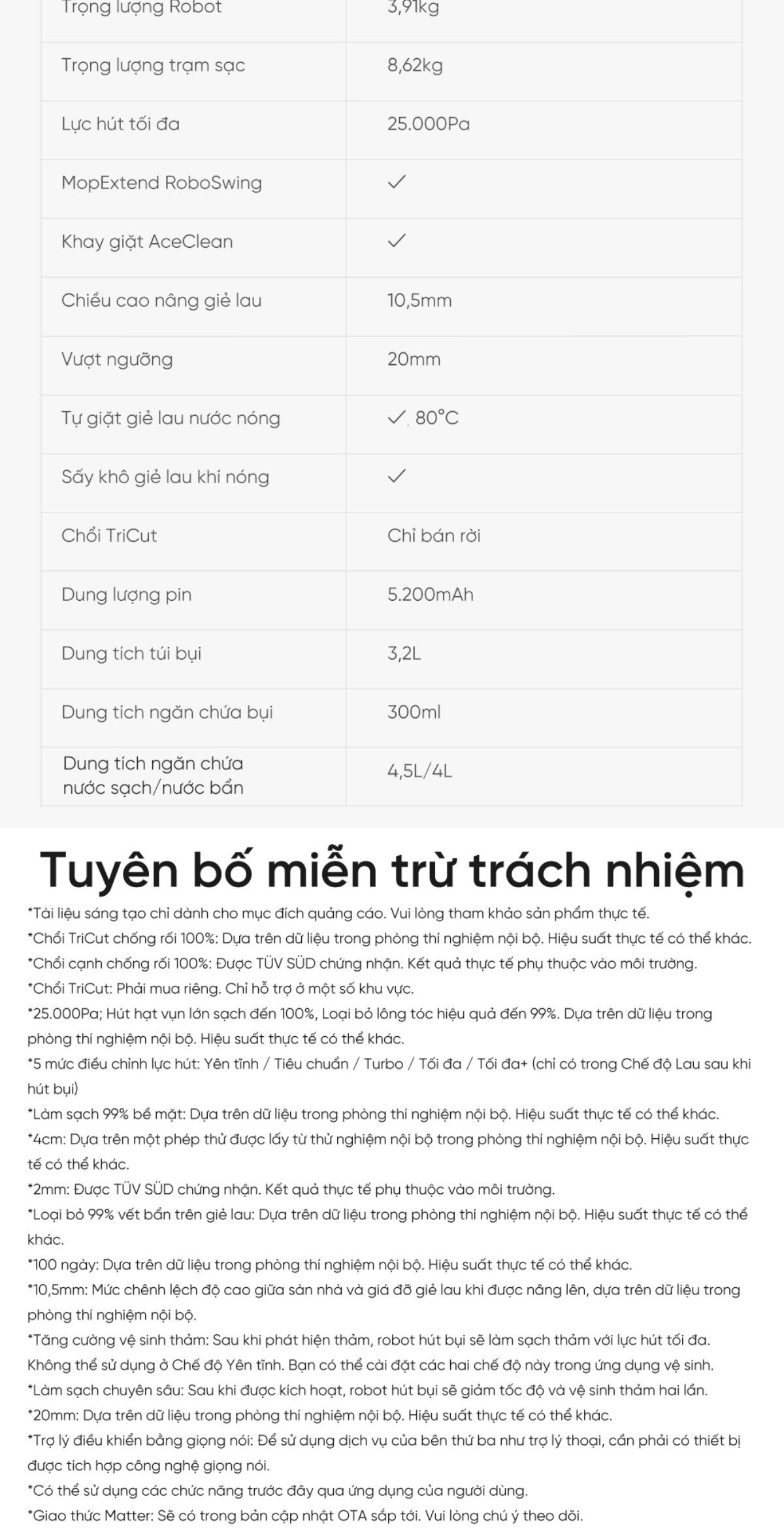 Robot hút bụi Dreame L10s Ultra Heat
