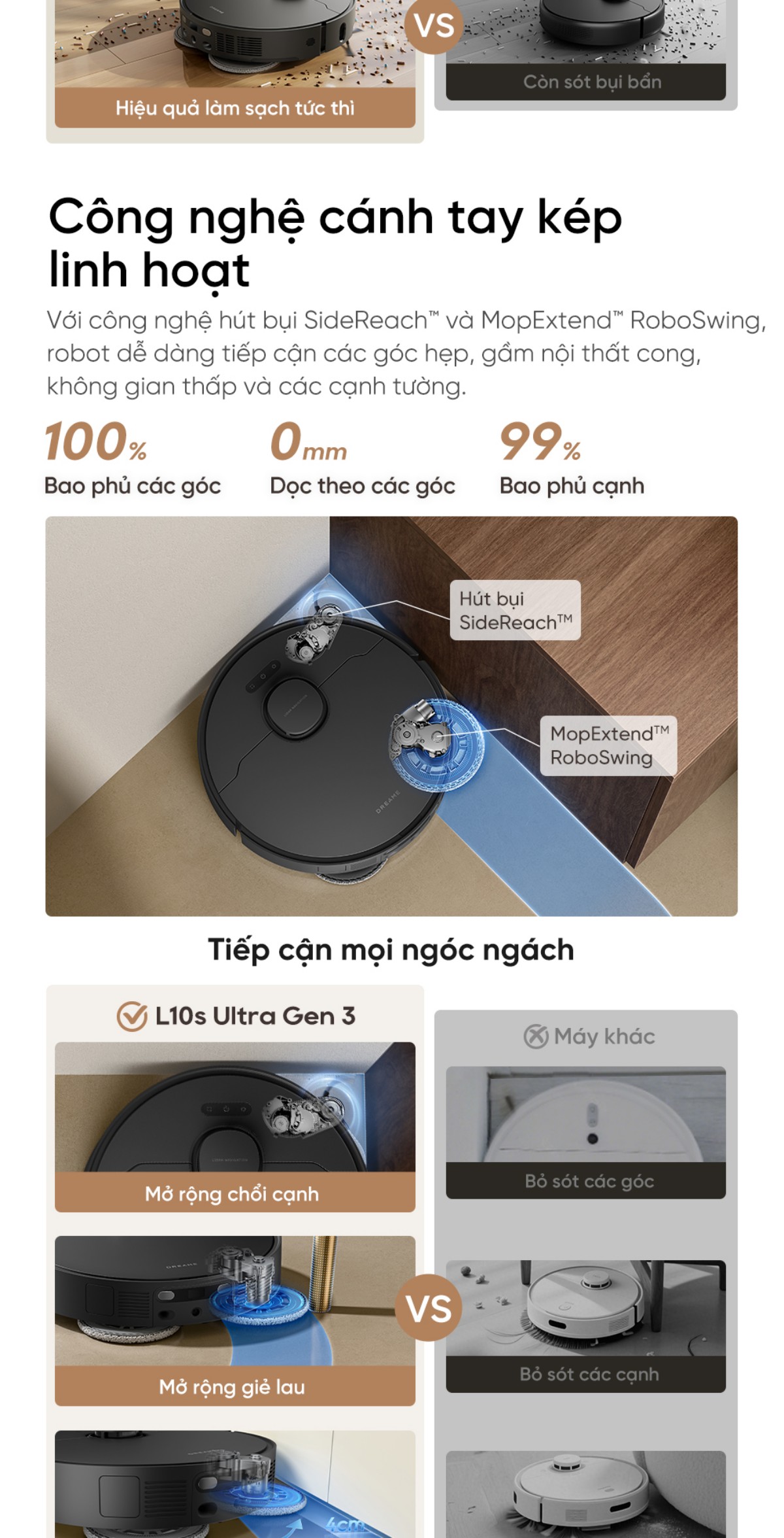 Robot hút bụi Dreame L10s Ultra Gen 3