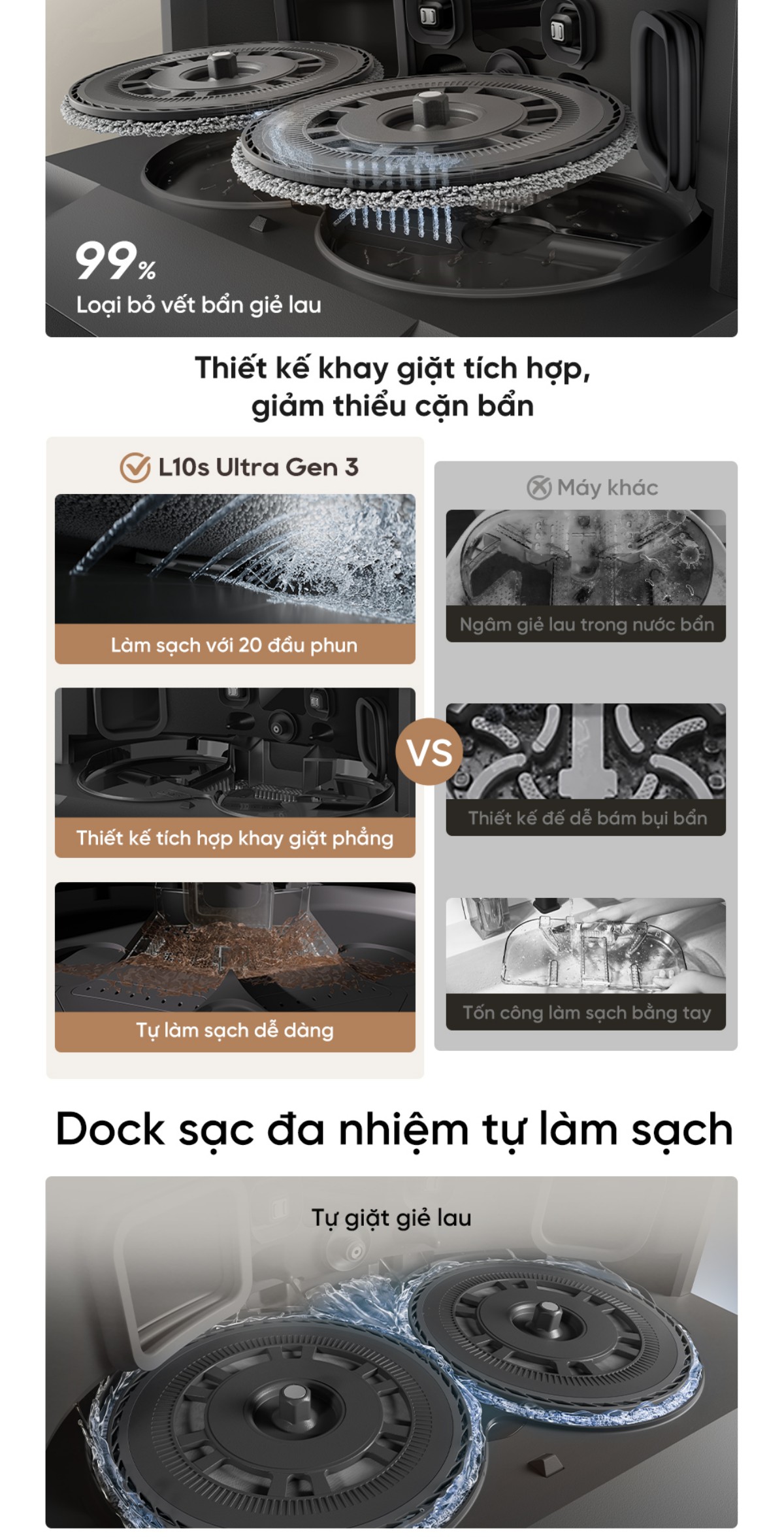 Robot hút bụi Dreame L10s Ultra Gen 3