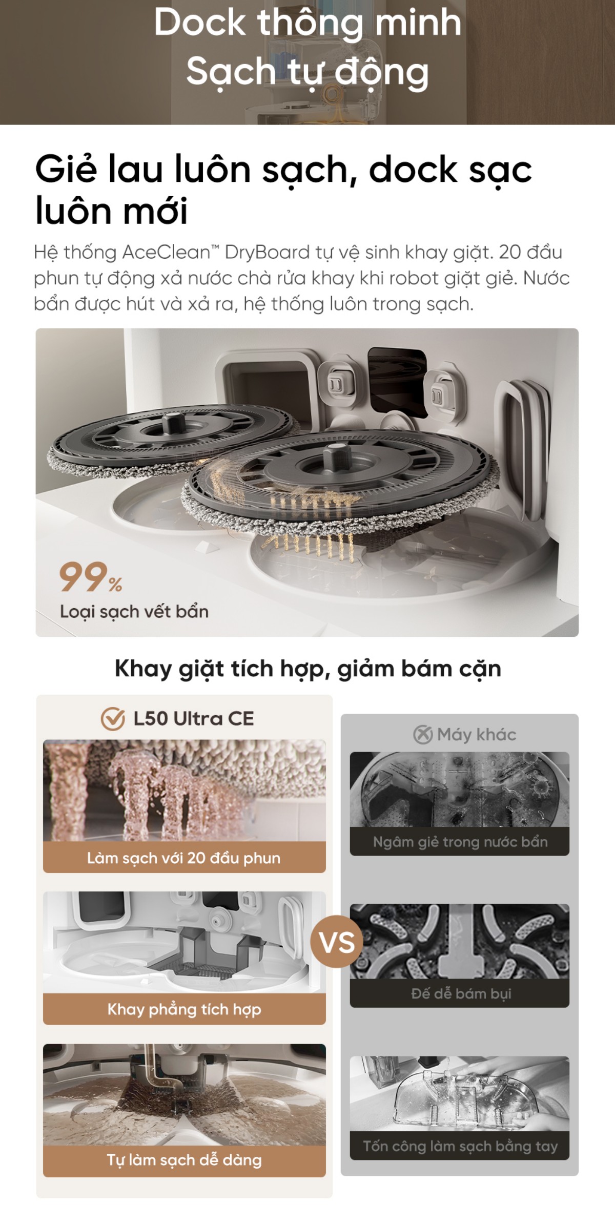 Robot hút bụi Dreame L50 Ultra CE