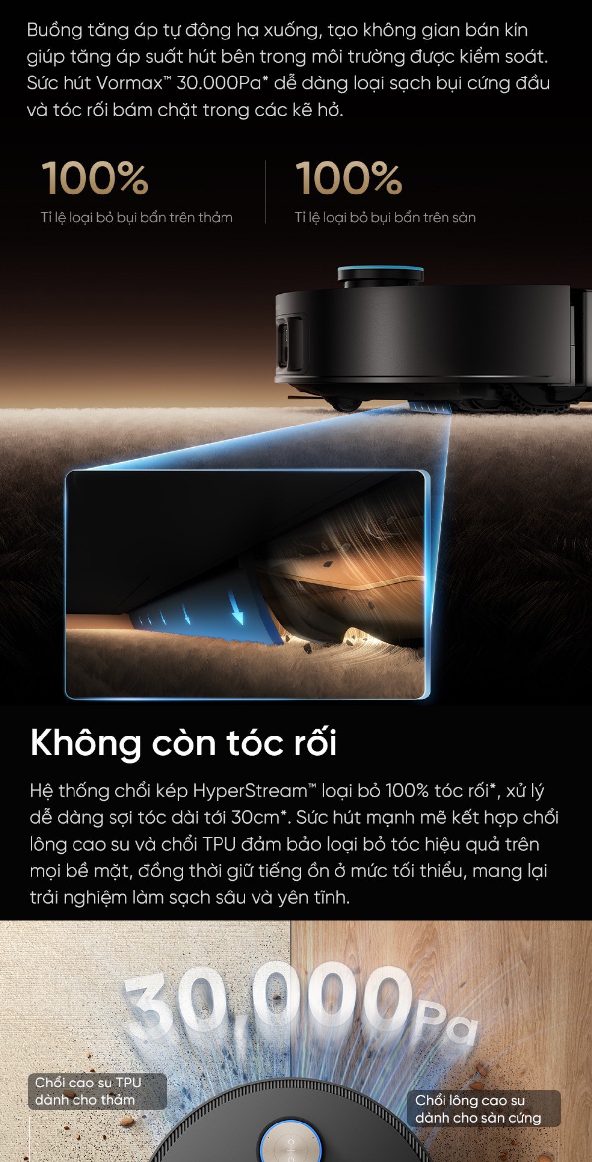Robot hút bụi Dreame X50 Pro Ultra