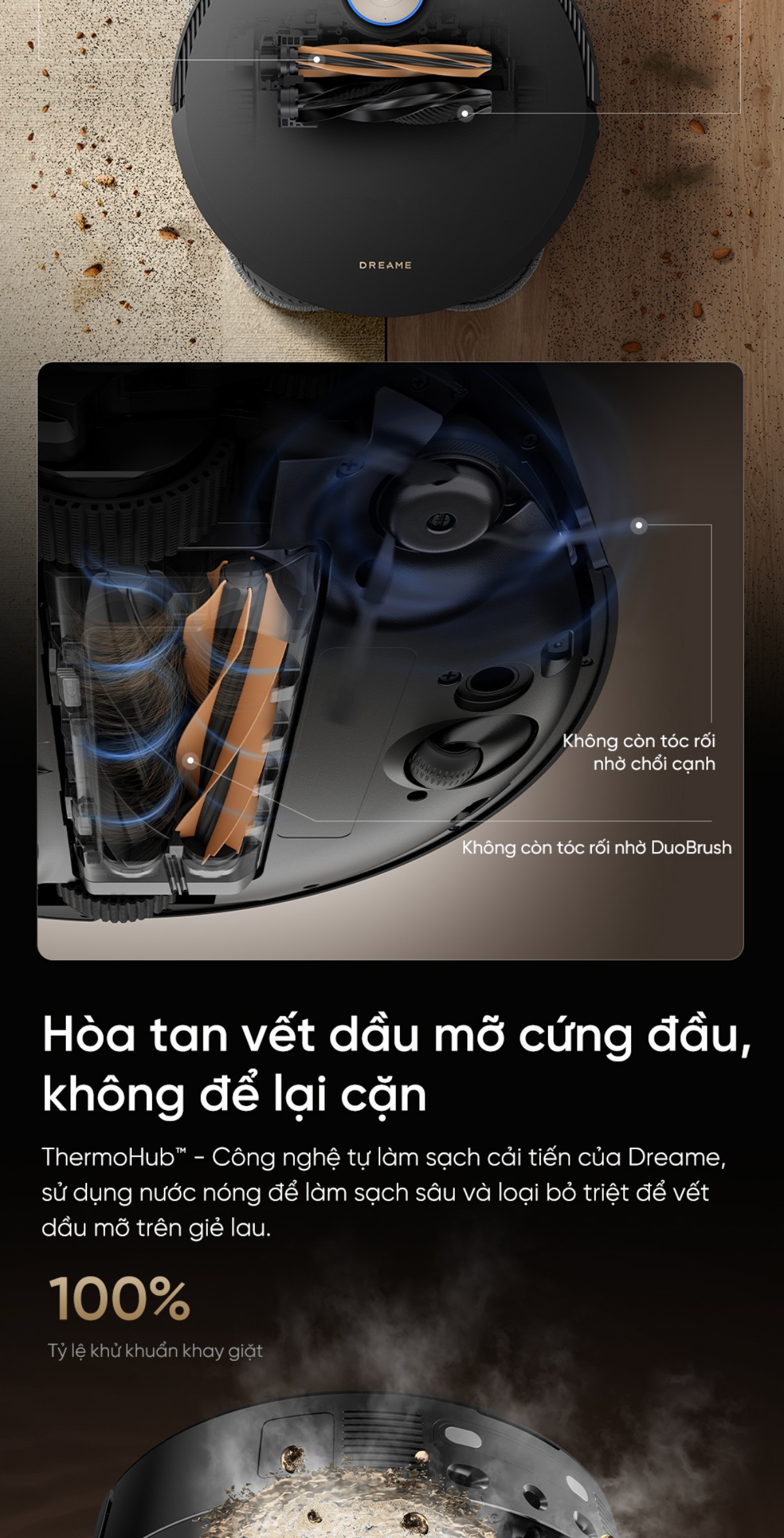 Robot hút bụi Dreame X50 Pro Ultra