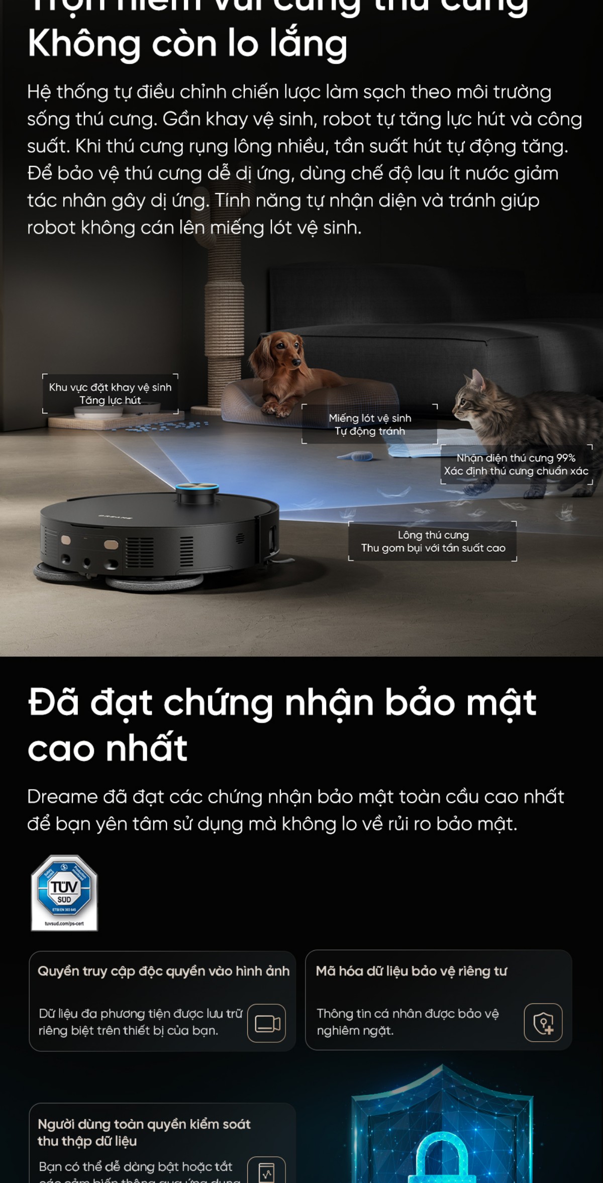 Robot hút bụi Dreame X50 Pro Ultra