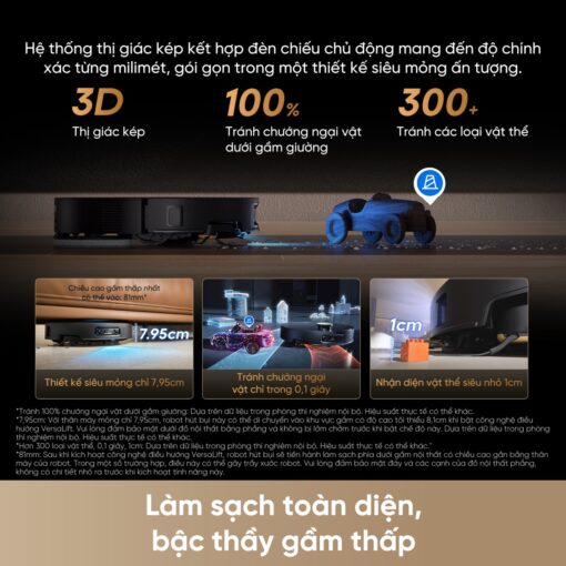 Robot hút bụi Dreame X60 Ultra