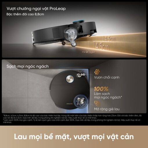 Robot hút bụi Dreame X60 Ultra
