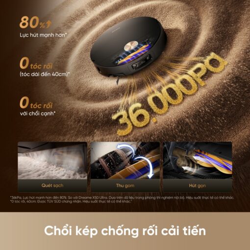 Robot hút bụi Dreame X60 Ultra