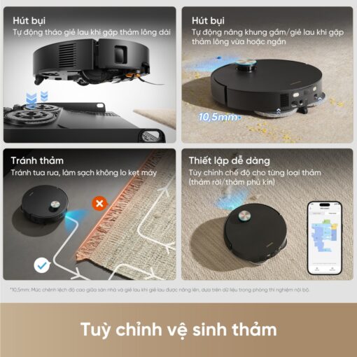 Robot hút bụi Dreame X60 Ultra