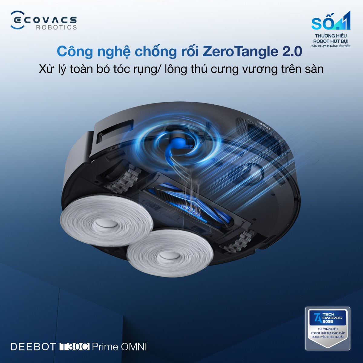 Robot hút bụi Ecovacs T30C Prime