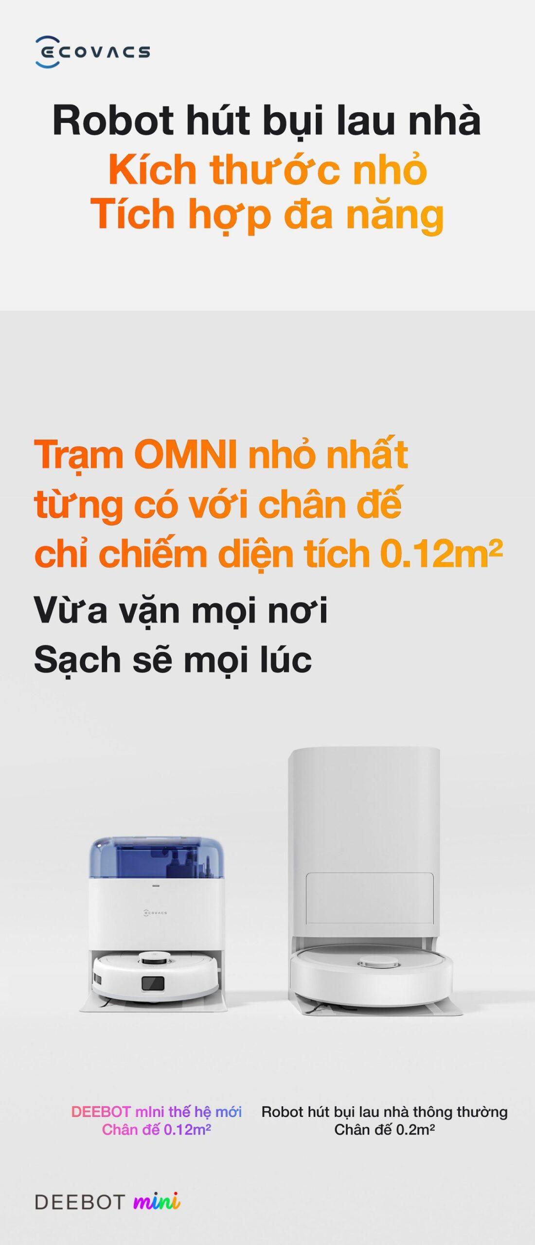 Robot hút bụi Ecovacs Mini