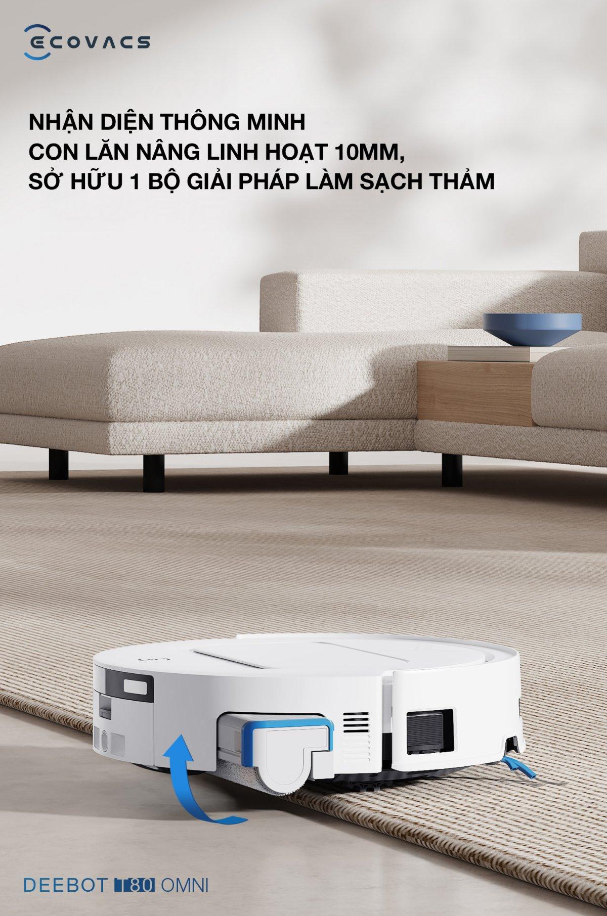 Robot hút bụi Ecovacs T80 OMNI