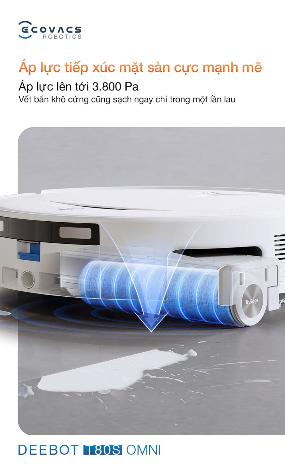 Robot hút bụi Ecovacs T80s Omni