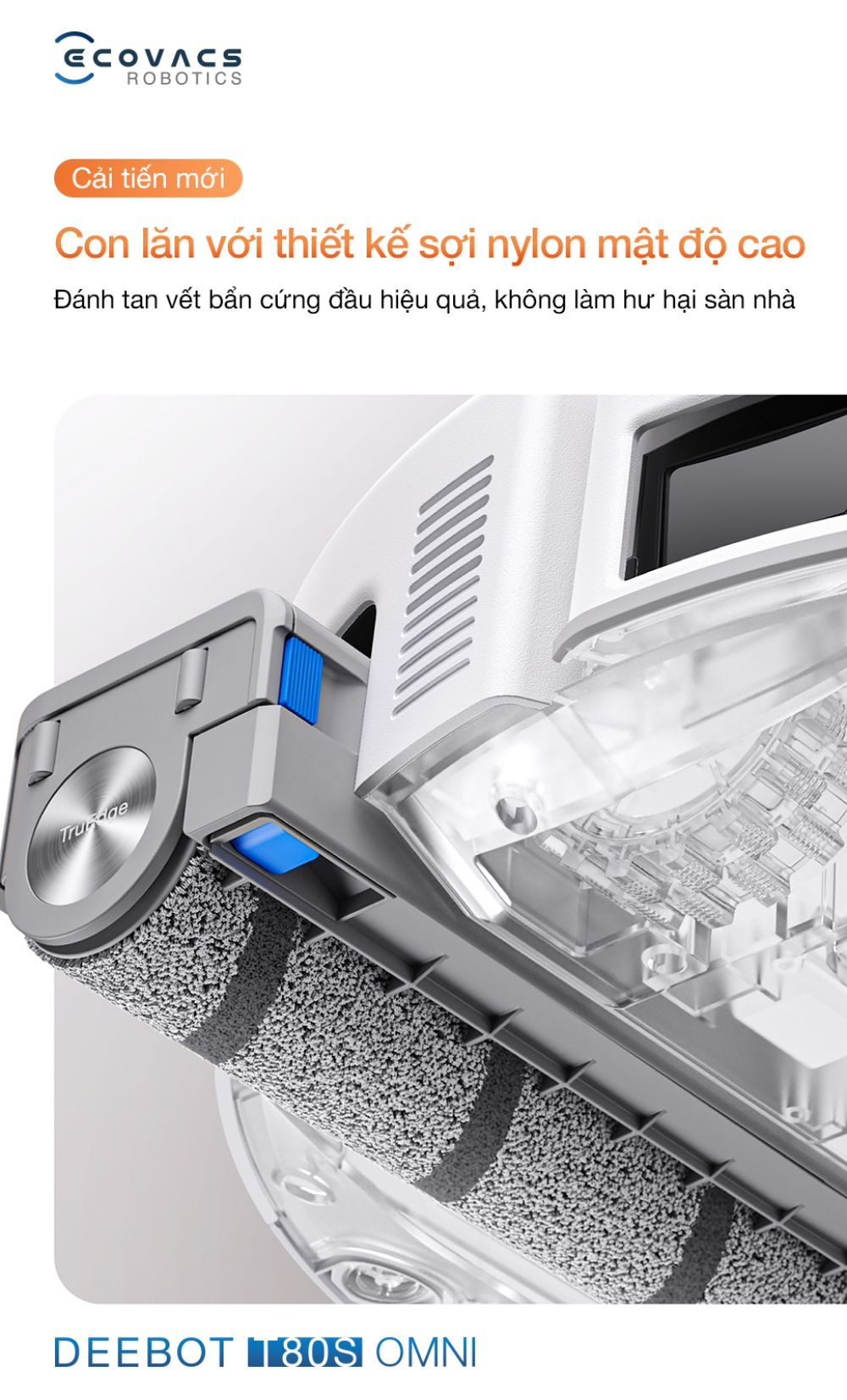 Robot hút bụi Ecovacs T80s Omni