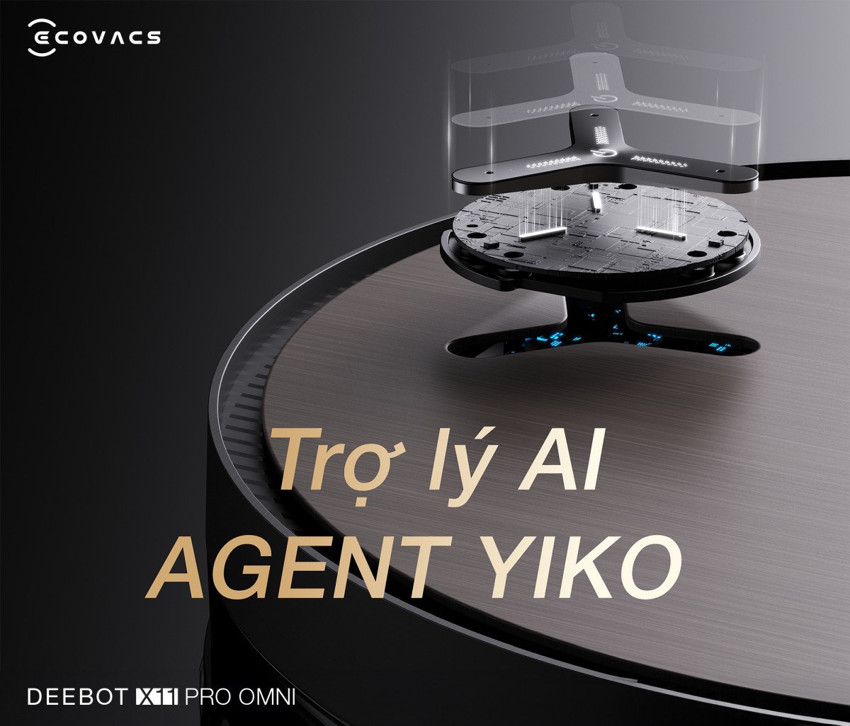 Robot hút bụi Ecovacs X11 Pro OMNI tự động cấp xả nước