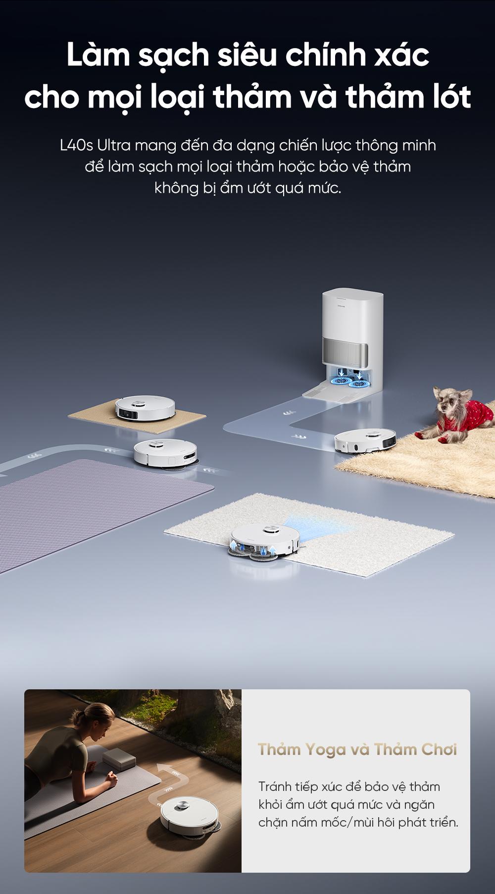 Robot hút bụi Dreame L40s Ultra