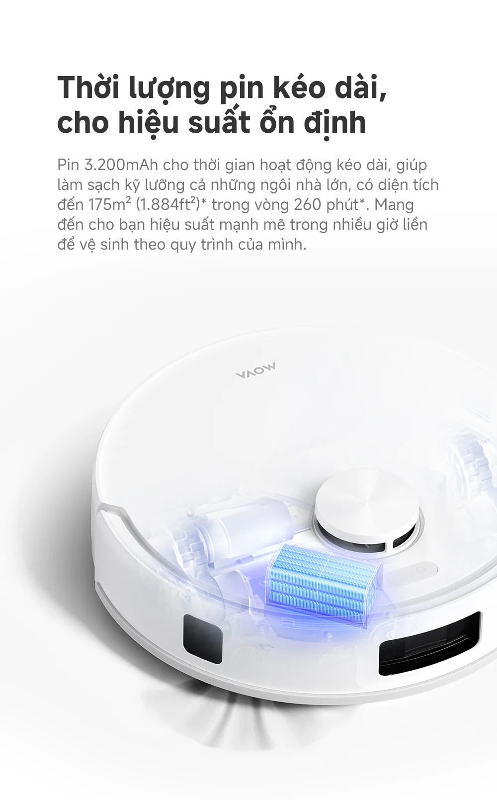 Robot hút bụi Mova E20s Pro Plus