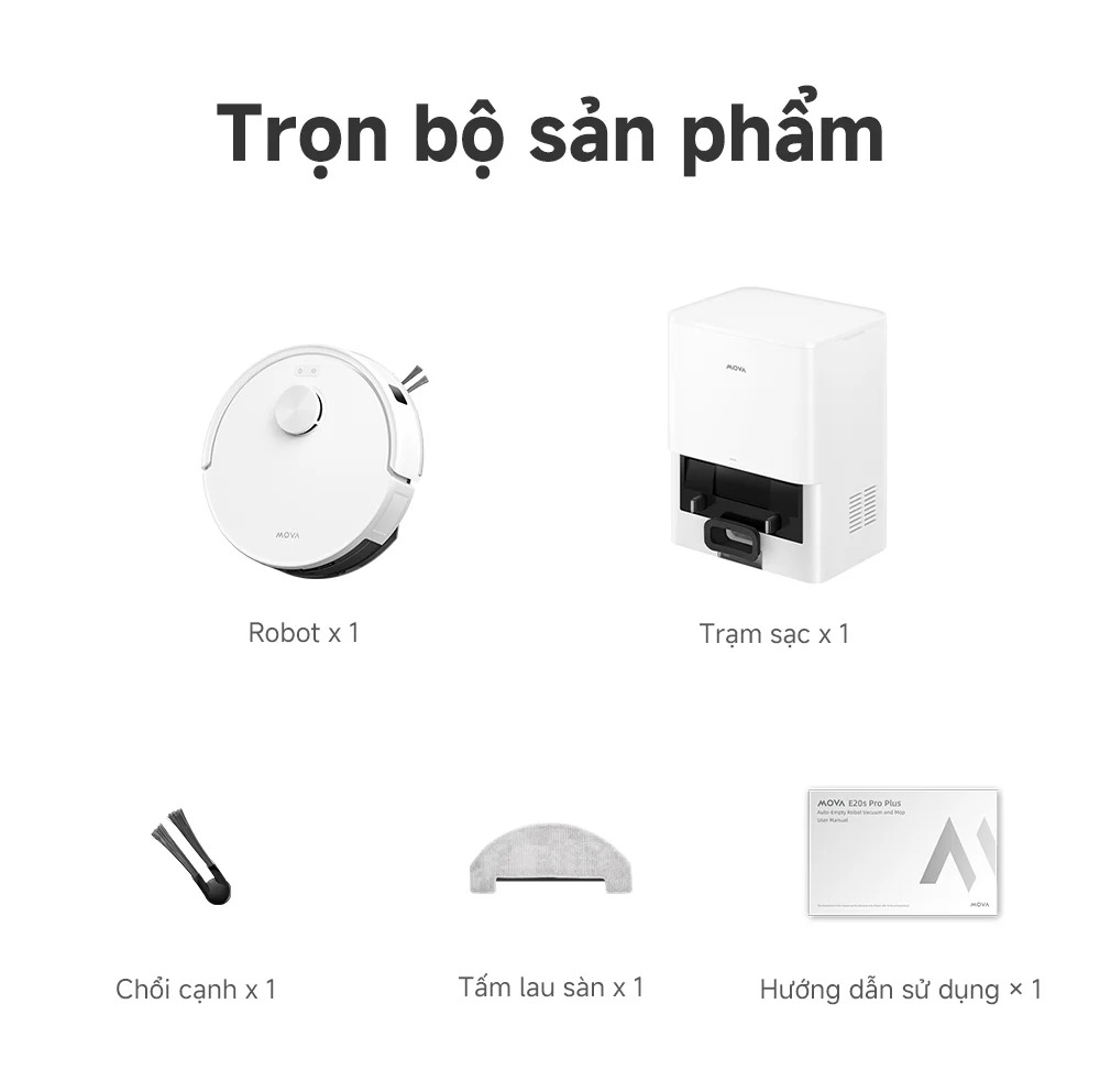 Robot hút bụi Mova E20s Pro Plus