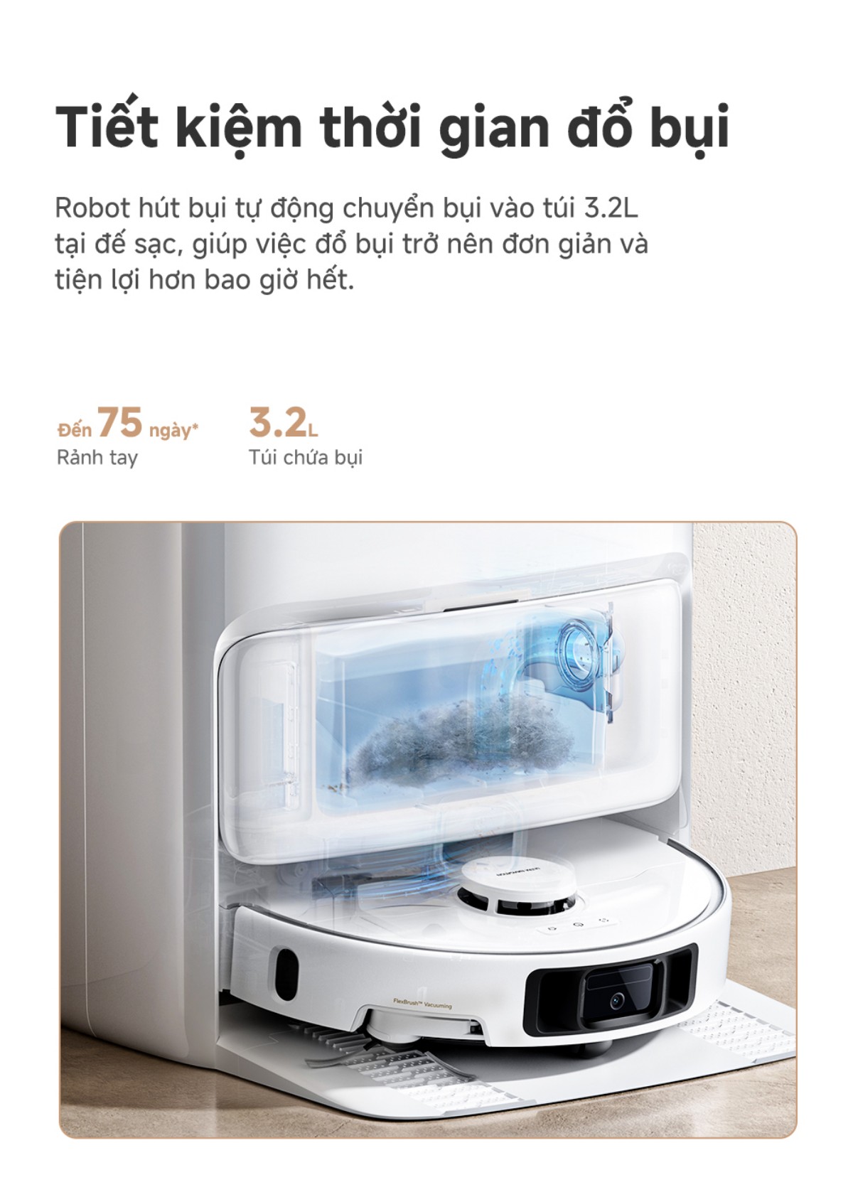 Robot hút bụi Mova P50 Ultra