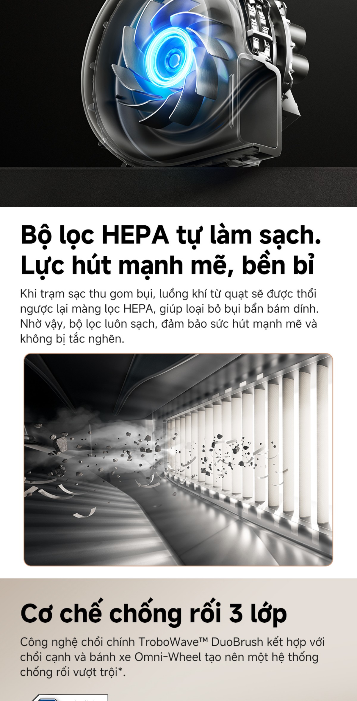 Robot hút bụi Mova V50 Ultra