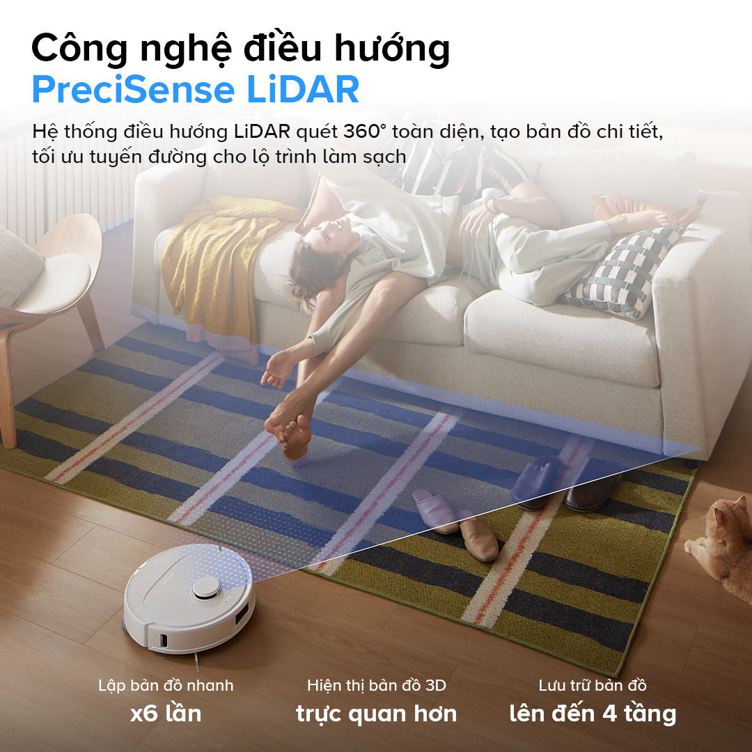 Robot hút bụi Roborock Q Revo 5AE