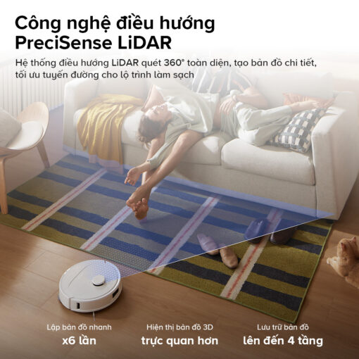 Robot hút bụi Roborock Qrevo C Pro