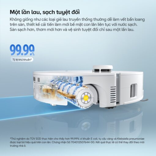 Robot hút bụi Roborock Qrevo Curv 2 Flow