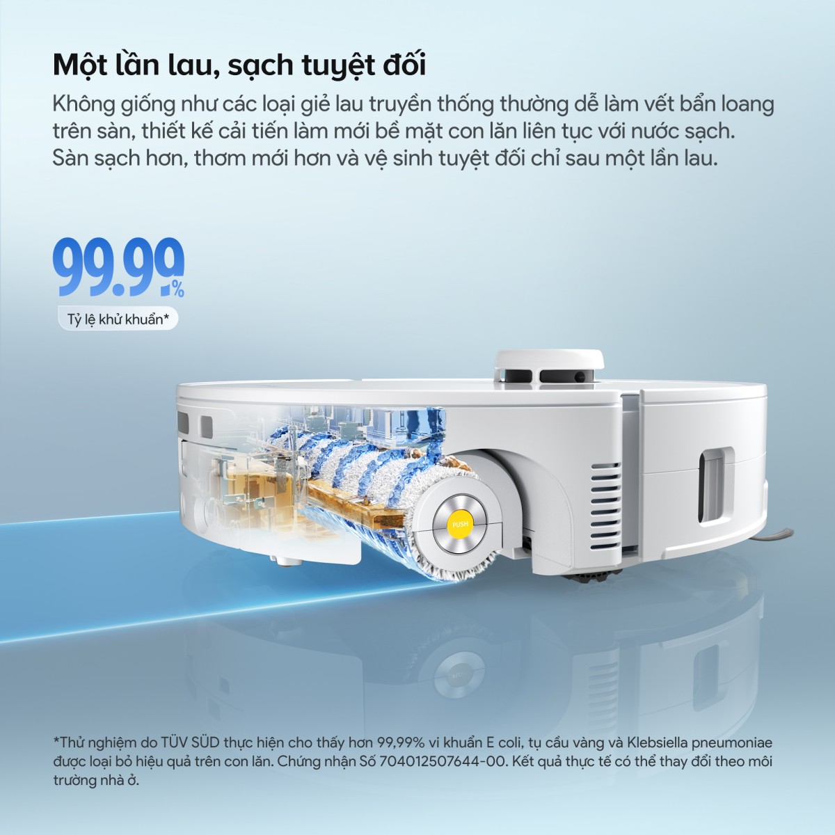 Robot hút bụi Roborock Qrevo Curv 2 Flow