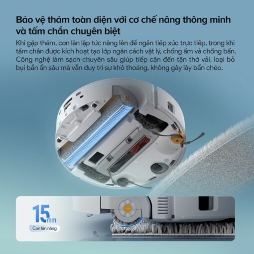 Robot hút bụi Roborock Qrevo Curv 2 Flow