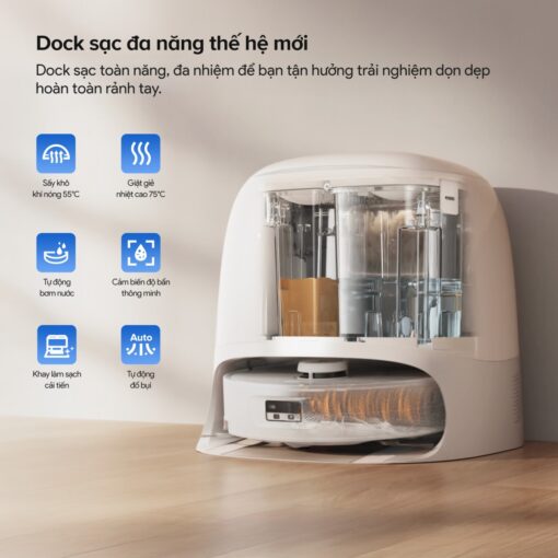 Robot hút bụi Roborock Qrevo Curv 2 Flow